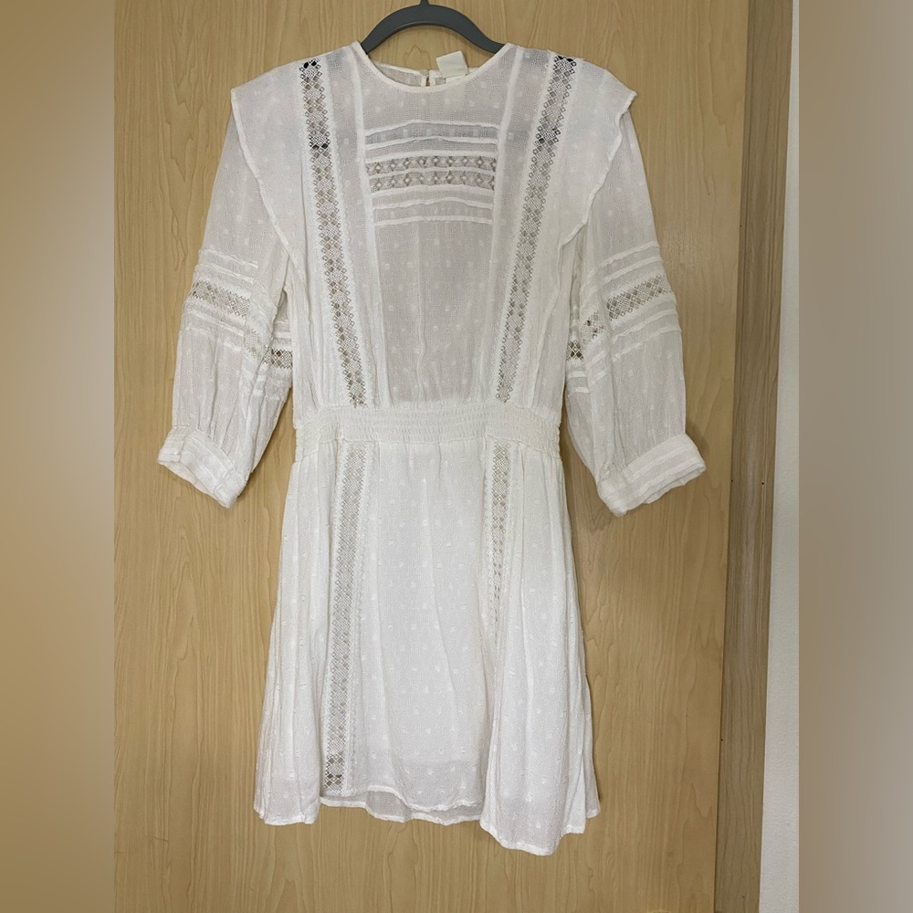H & M white dress